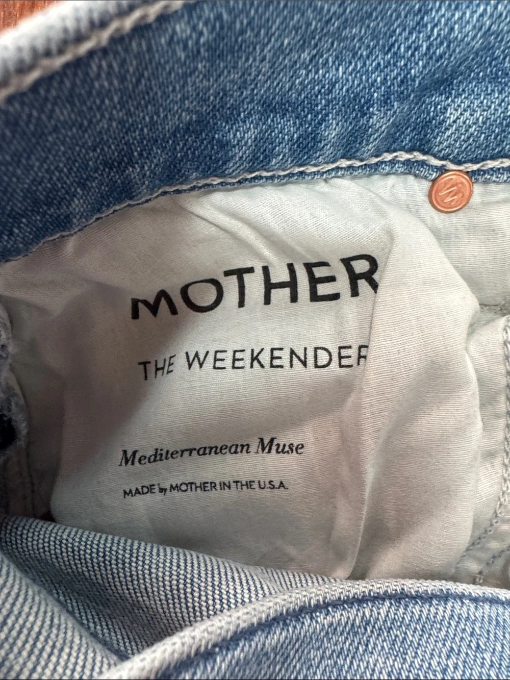 MOTHER New Sz 24 Light Blue Flare Jeans